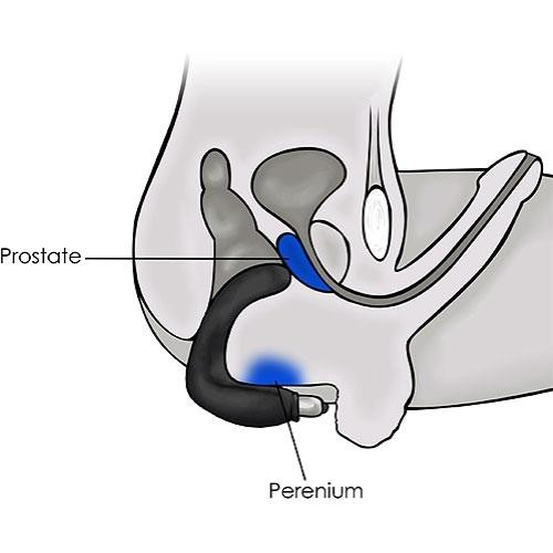 Вибромассажер для стимуляции простаты и точки G