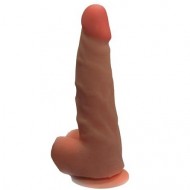 Фаллоимитатор на присоске из кибер-кожи